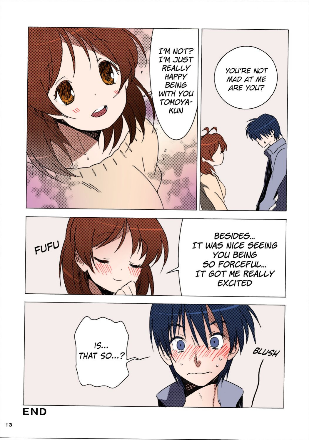 (Hikarizaka High School Founder's Festival) [S-FLAKE (Yukimitsu)] Tomoya Shikkari Shinasai! | Tomoya, Get a Hold of Yourself! (Clannad) [LSC Translations] [SPDSD] [Colorized]