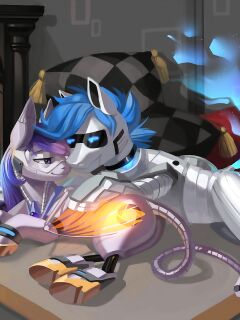 [KuroAme] Near the Fire