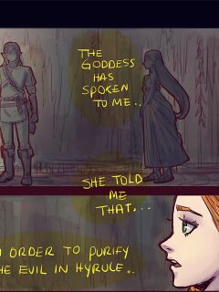 [Angeljasiel] just a random zelink comic (The Legend of Zelda: Breath of the Wild)