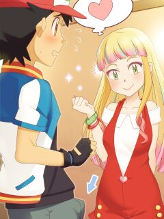 [Gazing Eye] Lisa and Satoshi (Pokemon)