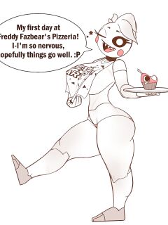 [Linkz_Art] Toy Chica's job change (Five Nights At Freddy's)