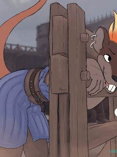 [lizardlars] The Newby In The Pillory (Chivalry)