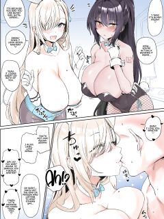 [Hotate-chan] Asuna to Karin ni Shiboritoraretai... | I Want to be Wrung Dry by Asuna and Karin... (Blue Archive) [RedLantern] [Colorized]