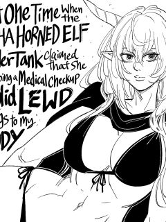 [BB (Baalbuddy) That One Time When the GACHA HORNED ELF Healer Tank claimed that She was doing a Medical Checkup and then did LEWD things to my BODY (Arknights) Preview