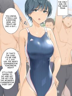 [Wakamatsu] Joshi Buin Hitori dake no Suieibu | The Only Girl on the Swim Team
