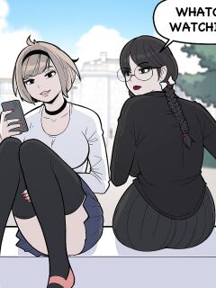 [Lewdua] Watching videos at school