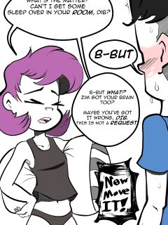 [Anont] Gaz Sleep Over (Invader Zim)