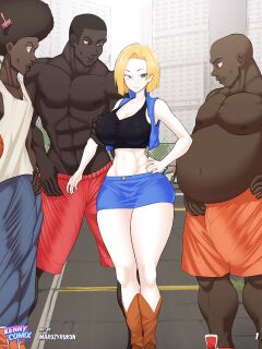 Kenny Comix (Maruzyrukun) Android 18 visits South City - Short Comic Preview