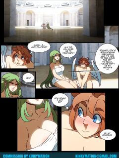 [Kinkymation] Palutena and Pit Comic
