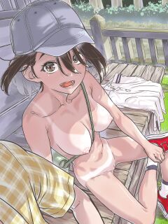 [Burning Shimai (MARUTA)] Hiyake no Bitch Shoujo wa, Doutei no Senpai o Yagai Sex ni Sasou [R_363]