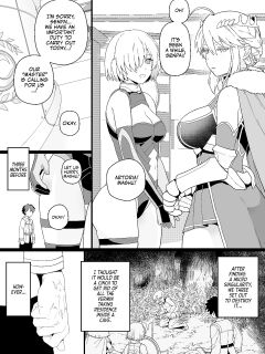 [Mo] Artoria to Mash, Goblin Kan Manga (Fate/Grand Order) | Artoria and Mashu Violated by a Goblin! [Team Rabu2]
