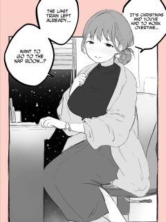 [Hararame] Kurisumasu ni Kaisha no Kamin-Shitsu de Dōki no Musume to... | In the Company's Nap Room at Christmas with a Girl of the Same Year