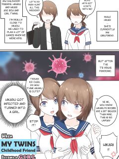 [RudySaki] When My Twins Childhood Friend Became a Girl