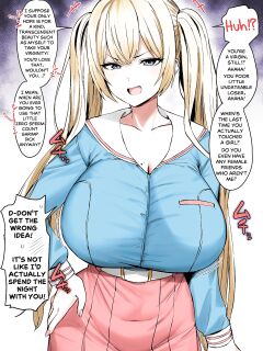 [Hotate-chan] Katte ni Doutei to Kanchigai shite kuru Kotekote no Tsundere Kinpatsu Twintail | Tsuper Tsundere Twintail Blonde Mistakes You as a Virgin [SaLamiLid] [Colorized] Preview