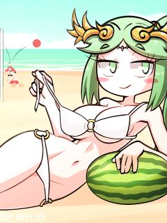 [Tobias Wheller] Palutena at the Beach (Super Smash Bros.)
