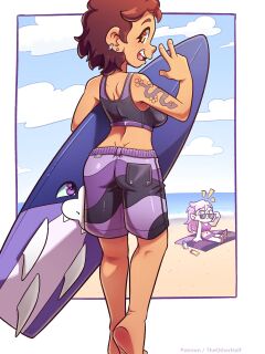 [TheOtherHalf] Surfer Luz & Beach Amity (The Owl House)