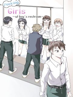 Peeking girls at boy's restroom Preview
