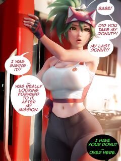 Kiriko wants her donut(uncensored)