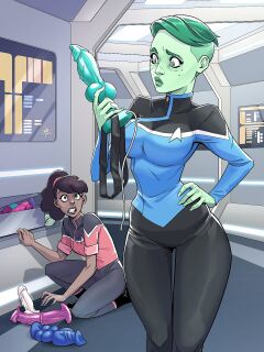 [TemporalWolf (Garth Graham)] Tendi Finds Mariner's Stash (Star Trek: The Lower Decks) (+pencils/inks)