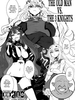 (C100) [Manga Super (Nekoi Mie)] Oji-san vs San-Kishi | The Old Man vs The 3 Knights (Fate/Grand Order) [The Blavatsky Project]
