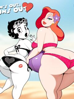 [ImaDeeJ] Sun's Out, Buns Out (Betty Boop, Roger Rabbit)