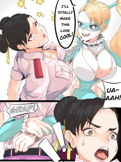 [Kkun88] Bearhug - Rainbow Mika x Chun-Li (Street Fighter)