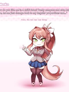 [Metachoke] Chibi Monika? Shortstack Monika! (DDLC)