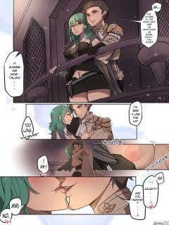 [Puffphox] Balcony Byleth (Fire Emblem: Three Houses)