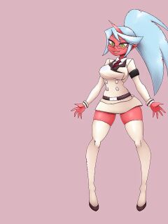 [Metachoke] Kneesocks Long Breast Expansion (Panty & Stockings)