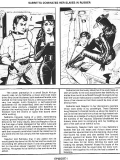 [Eneg] Sabretta dominate her slaves in rubber Preview