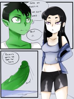 [Inuyuru] Alone with Blackfire (Teen Titans)